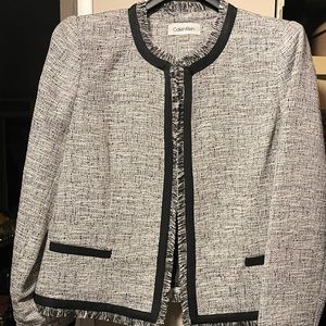 Calvin Klein Tweed Business Suit